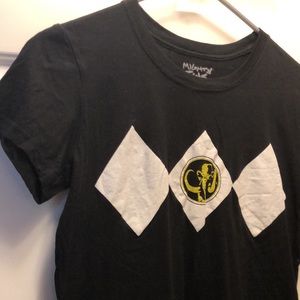 Black power rangers T-shirt medium